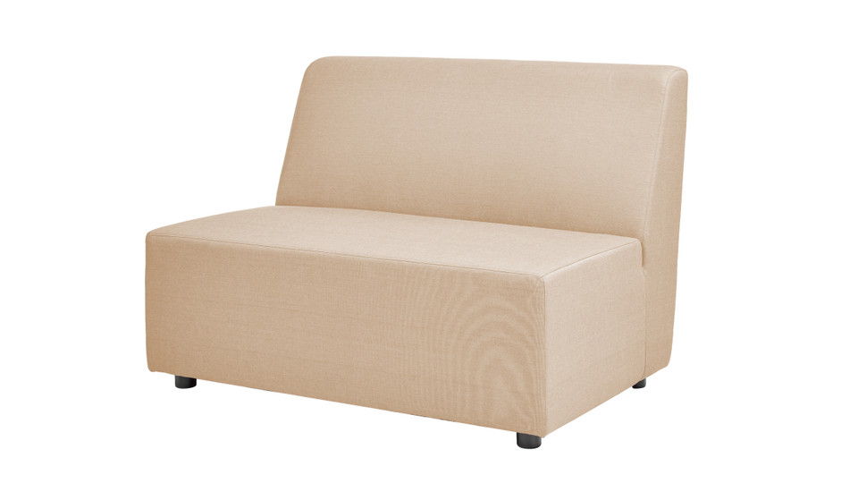 Cleo - Modular Upholstered Deep Seating Patio Armless Loveseat by Couch.com