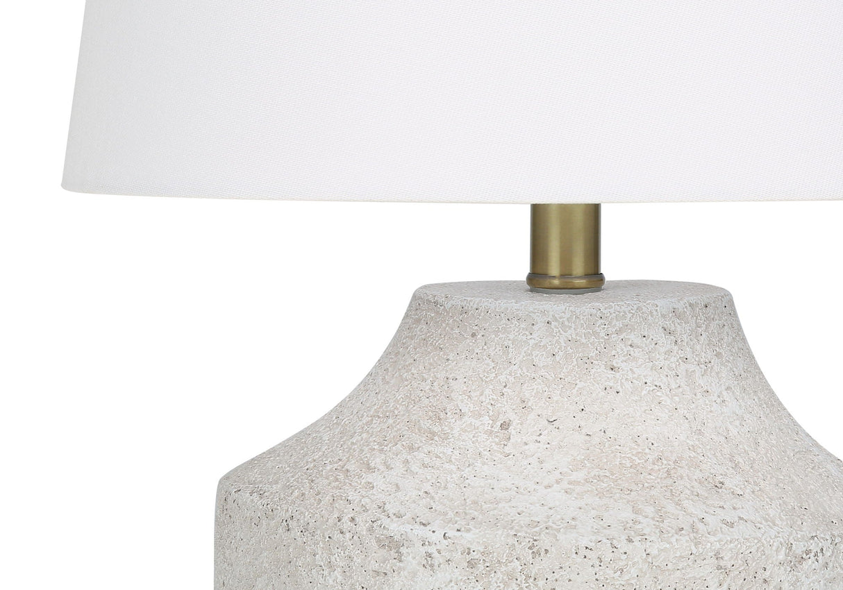 Lighting, Modern Table Lamp, Concrete - Cream by Couch.com