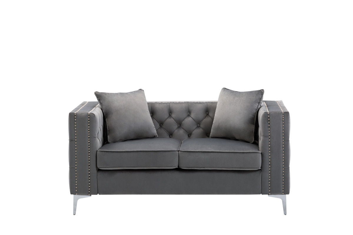 Lorreto - Velvet Loveseat by Couch.com