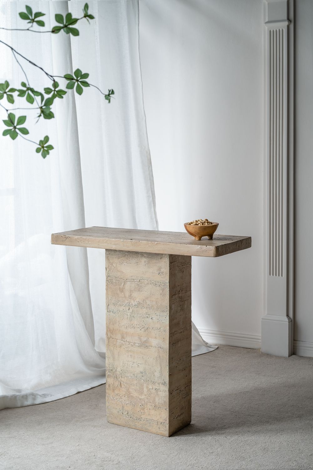 Square Coffee Table With Pedestal Base by Couch.com