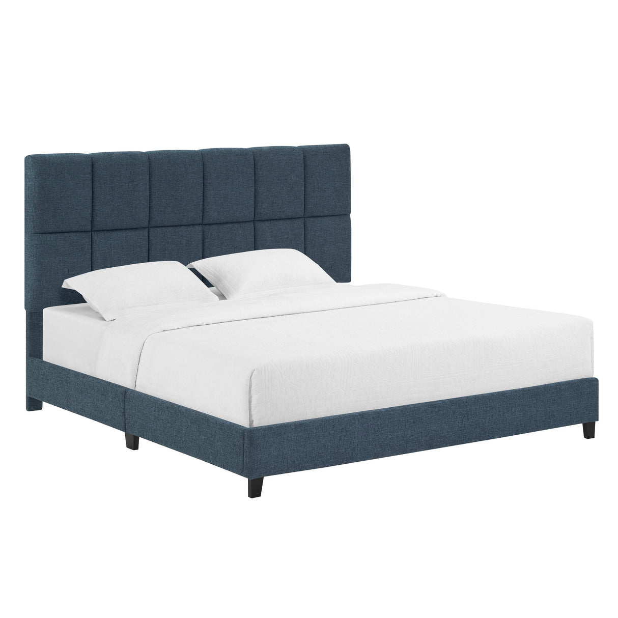 Squares Upholstered Platform Bed by Couch.com