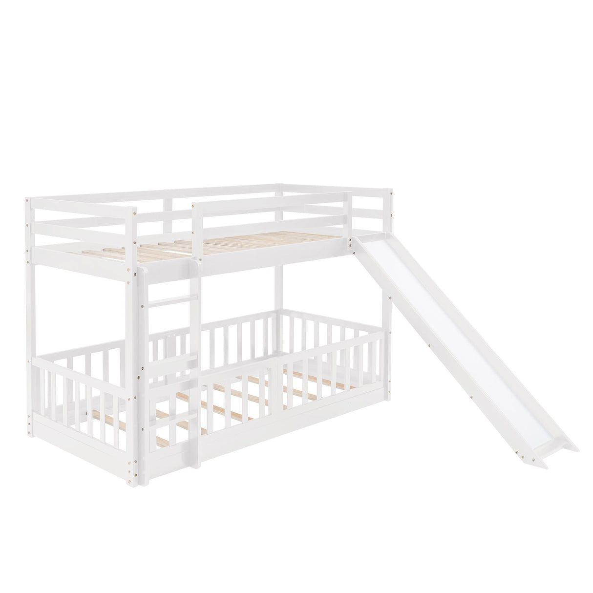 Functional Bunk Bed & Convertible Ladder And Slide by Couch.com