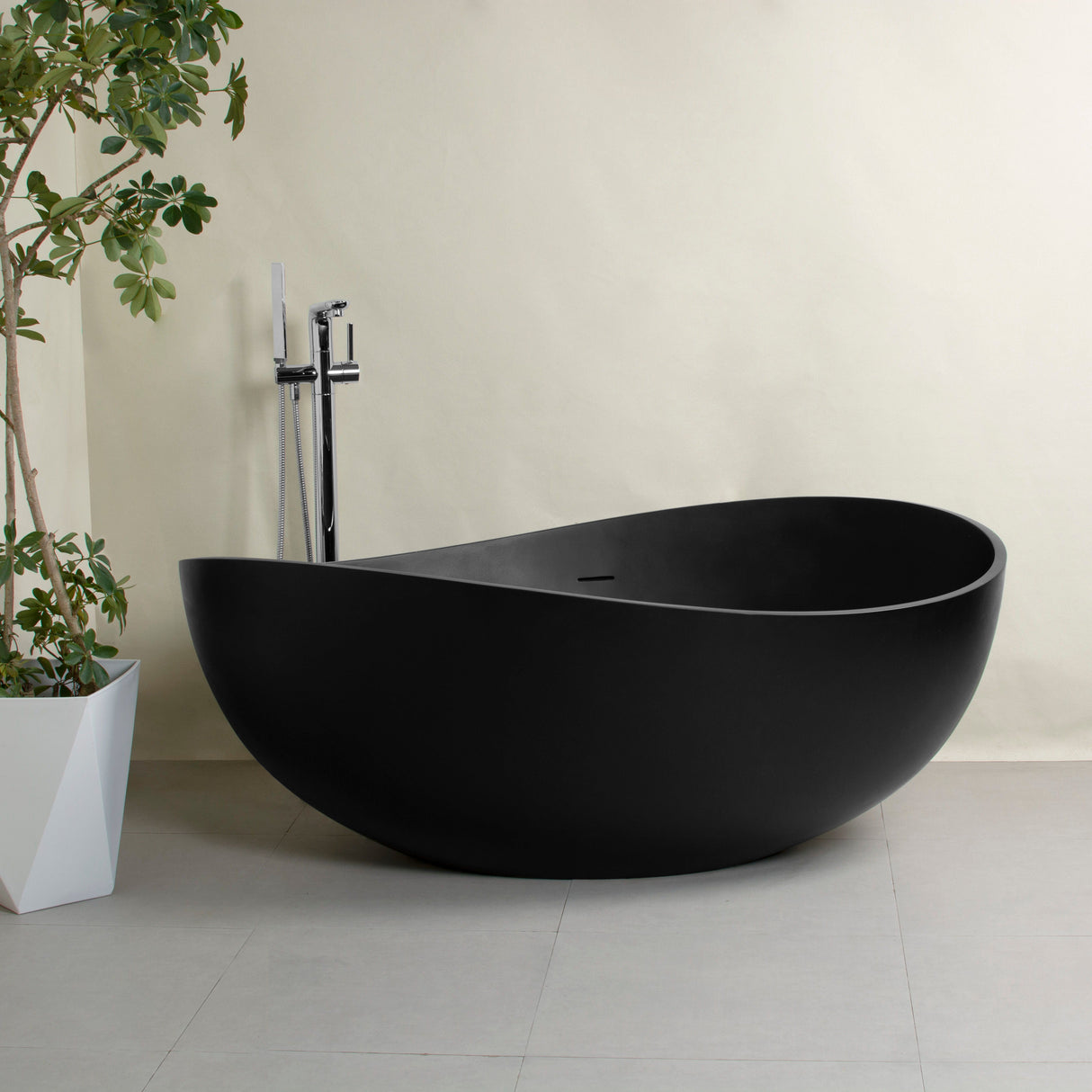Freestanding Solid Surface Soaking Bathtub For Bathroom by Couch.com