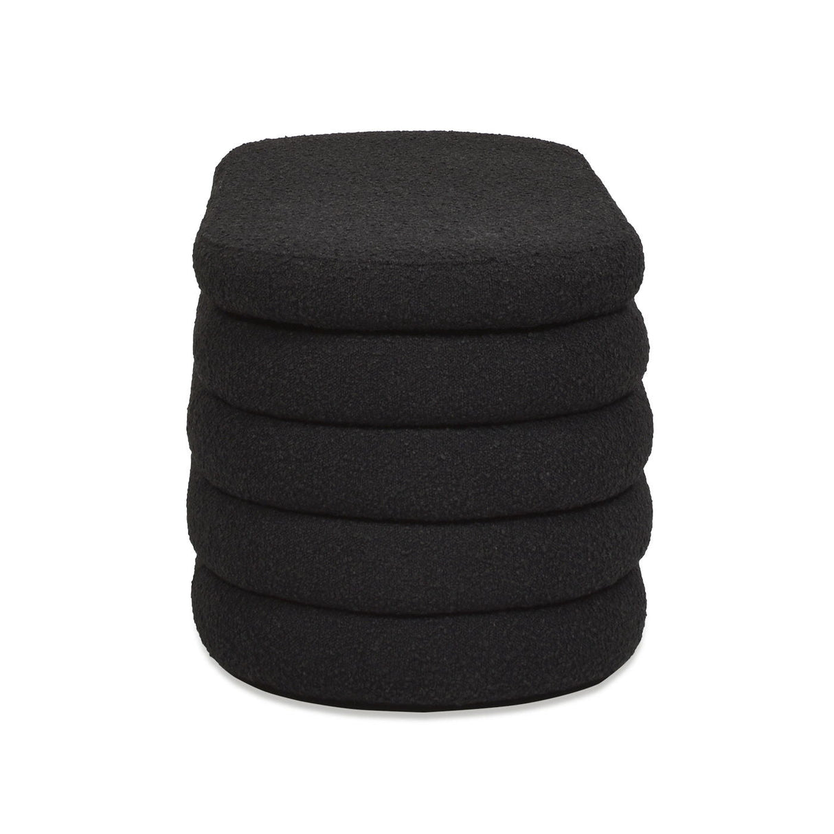 Fuji - Upholstered Oval Storage Bench by Couch.com