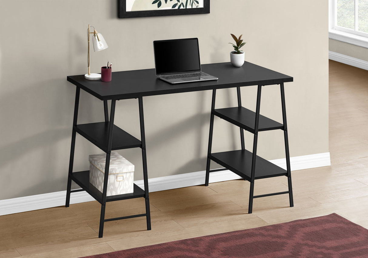 Computer Desk For Home Office, Storage Shelves, Industrial Design by Couch.com