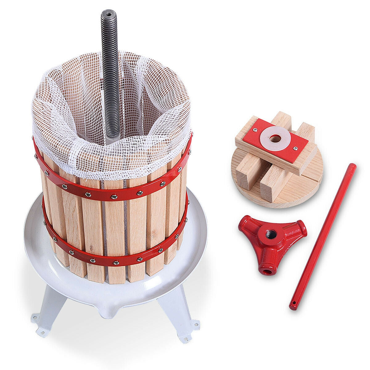 1.6 Gallon Fruit Wine Press Cider Juice Maker Tool by DirectDeals