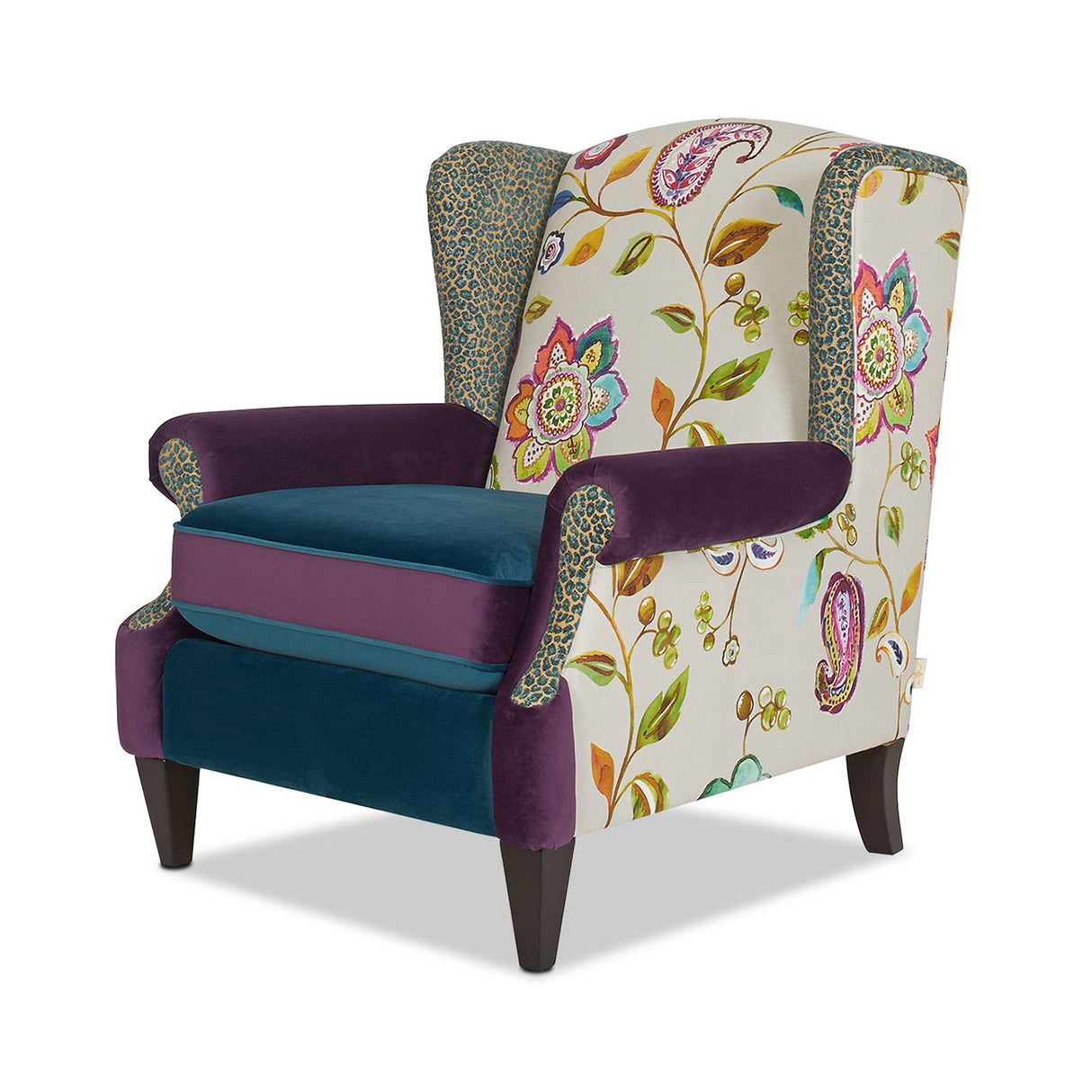 Anya - Boho Chic Wingback Accent Arm Chair by Couch.com