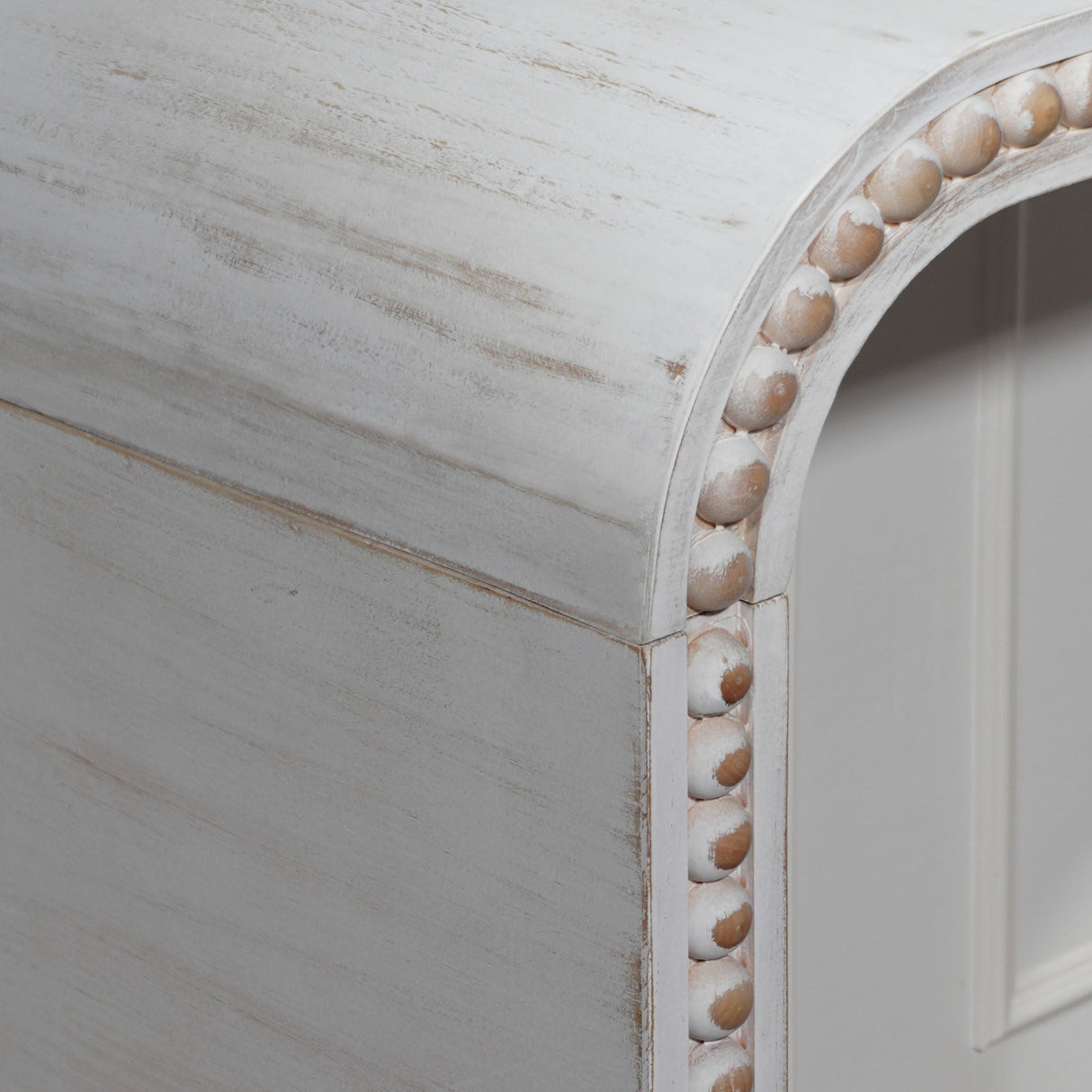 Washed White Console Table, 59in Entryway Table