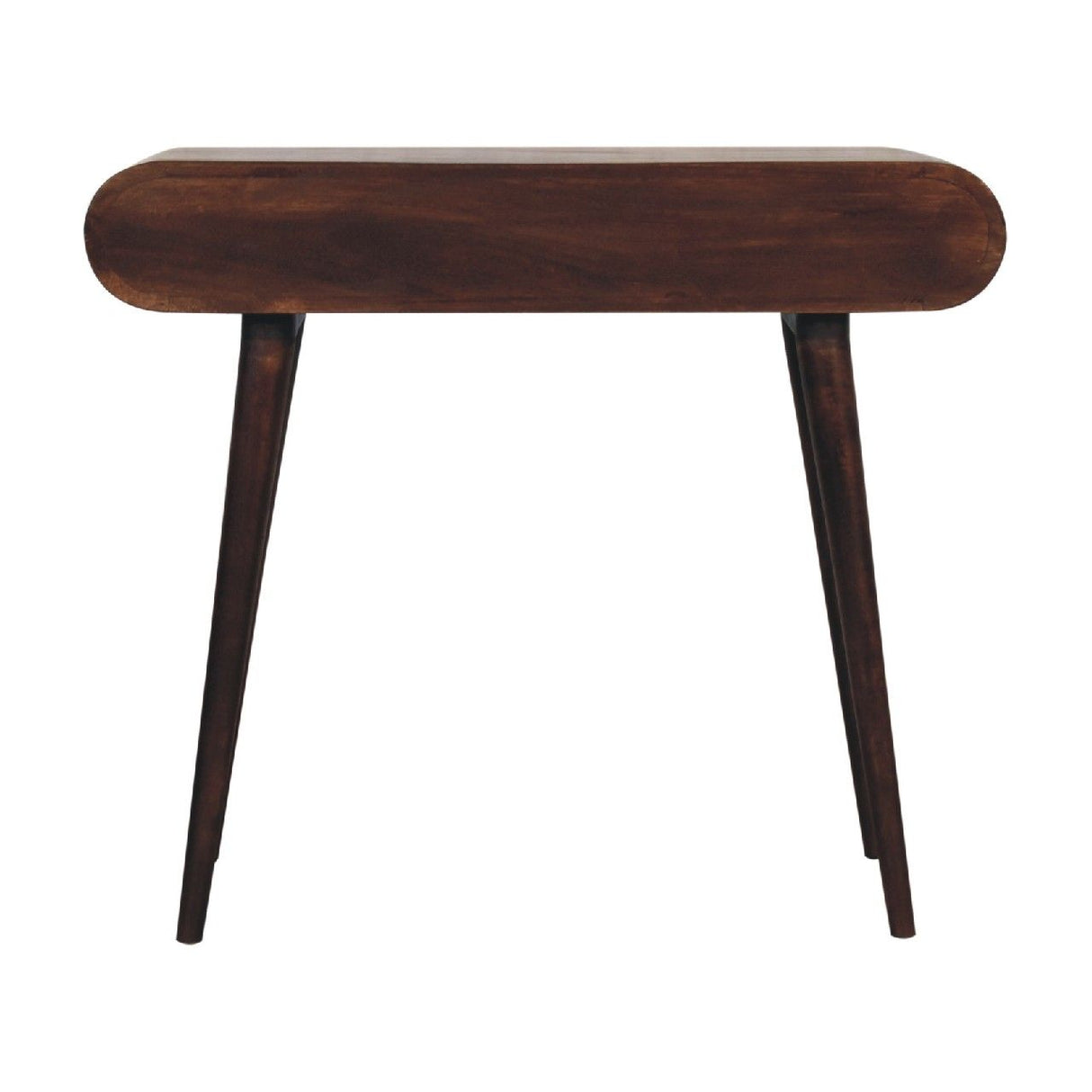 Curved Edge Console Table - Walnut by Couch.com