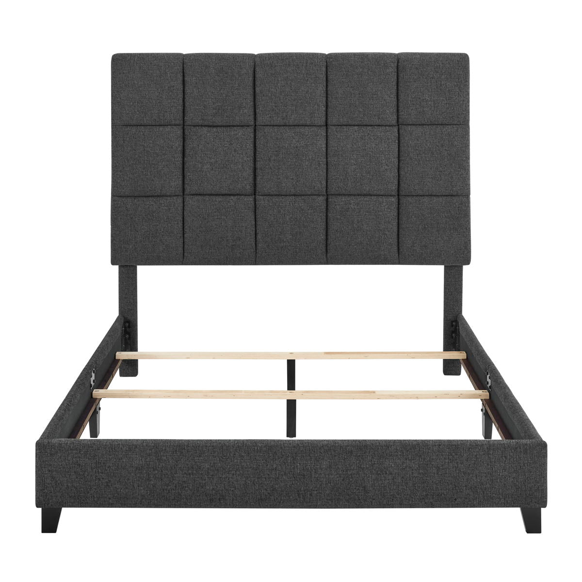 Squares Upholstered Platform Bed by Couch.com