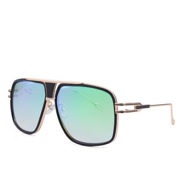 NEW Elegant Luxury Trend Driving Sunglasses Gold Big Frame Oversized Square For Man and Women Sunglasses