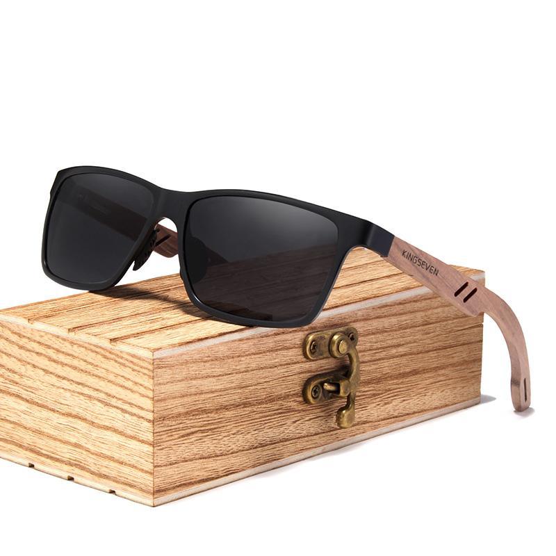 Luxury Bamboo Wood Design Polarized Elegant High Quality Men Sunglasses Mirror Lens Handmade Fashion UV400 Eyewear Accessories