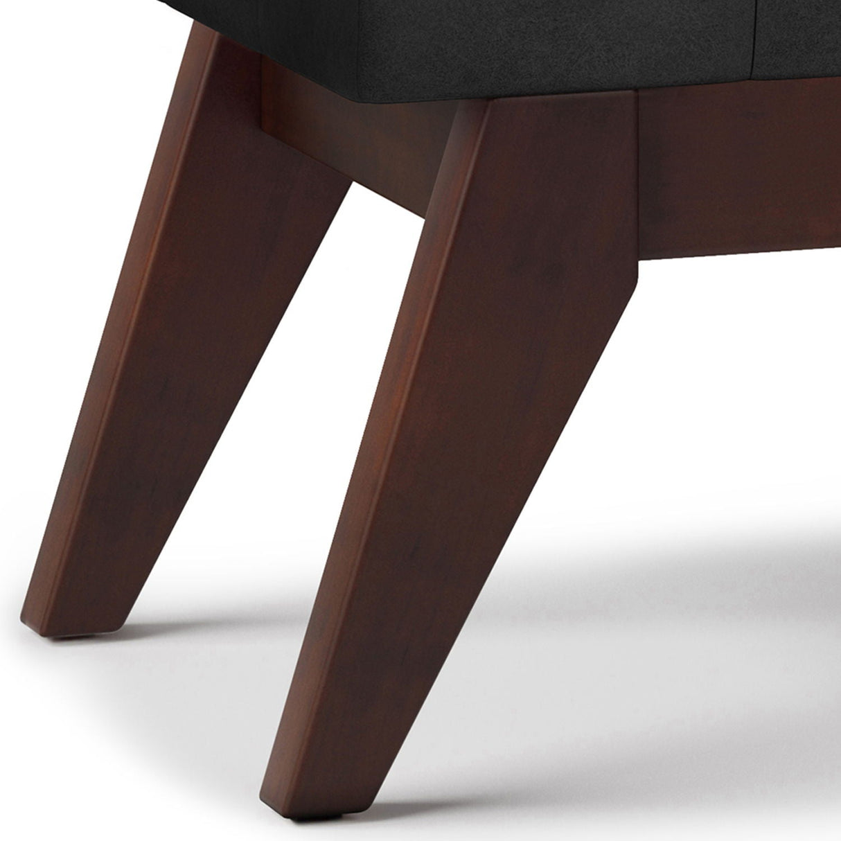 Draper - Upholstered Mid Century Tufted Ottoman Bench by Couch.com