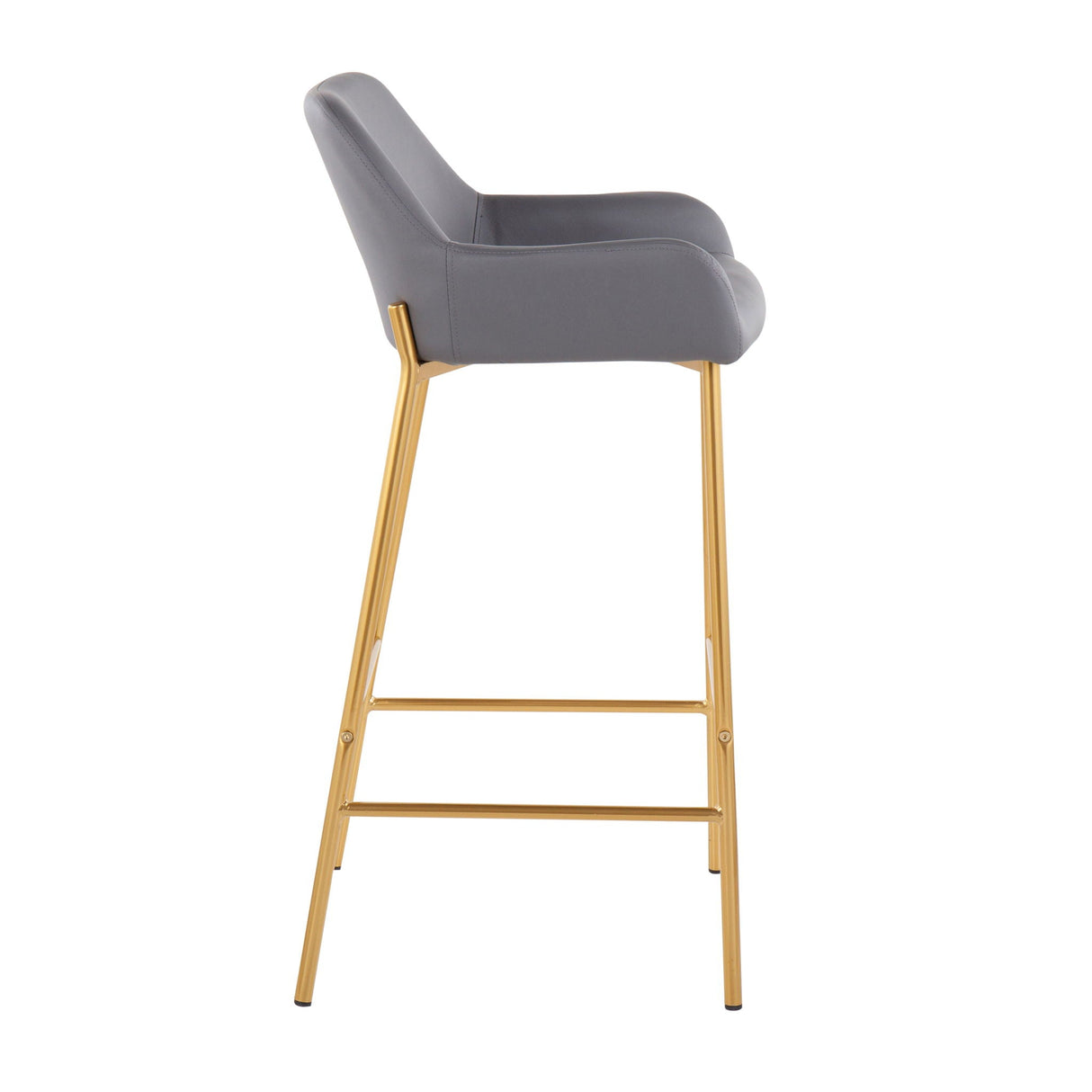 Daniella - Stylish Contemporary Glam Fixed Height Bar Stool (Set of 2) by Couch.com