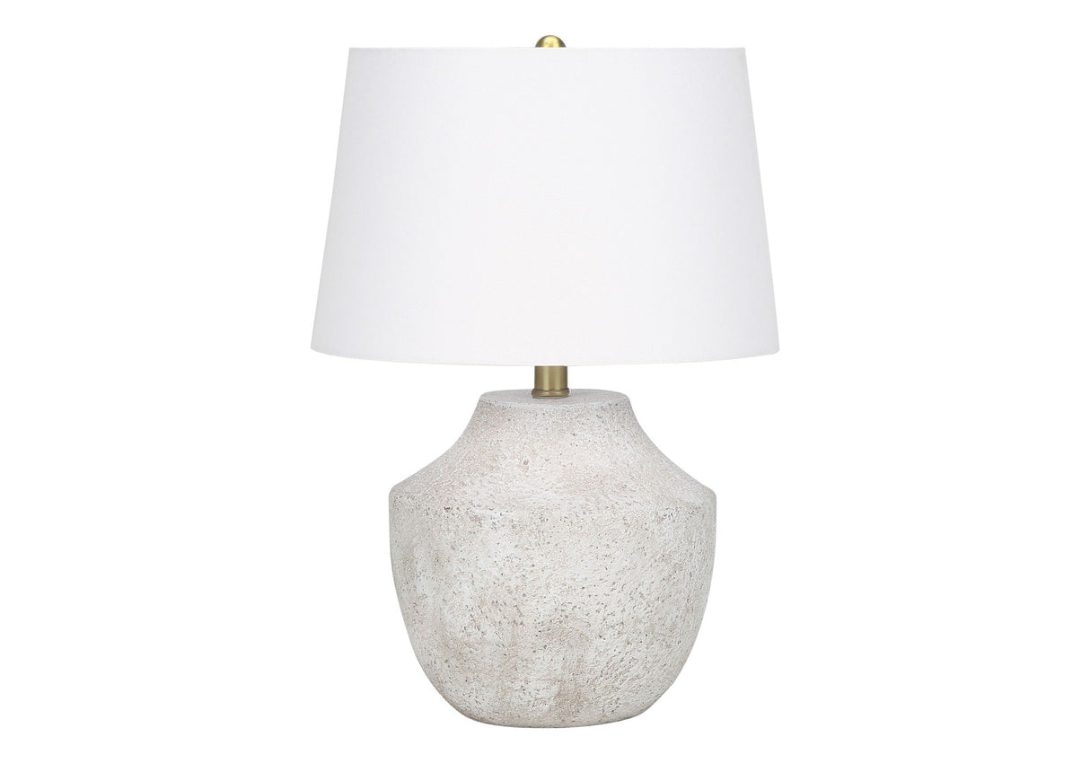 Lighting, Modern Table Lamp, Concrete - Cream by Couch.com