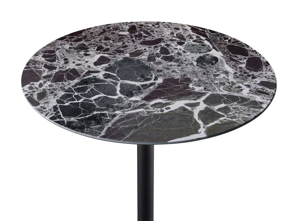 Orbit - 15.5" End Table With Height Adjustable Marble Textured Top by Couch.com