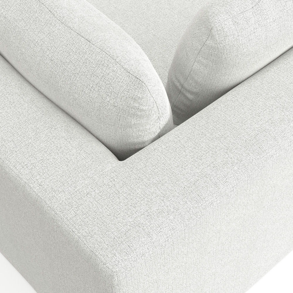 Jasmine - Left Arm Sofa Module - Gray by Couch.com