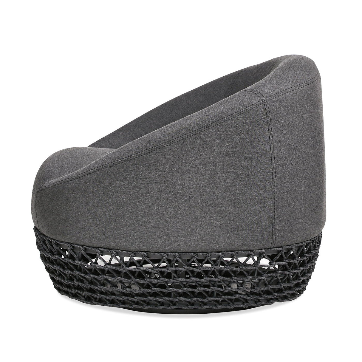 Willow - Upholstered Patio Deep Seating Armchair, Wicker Frame by Couch.com