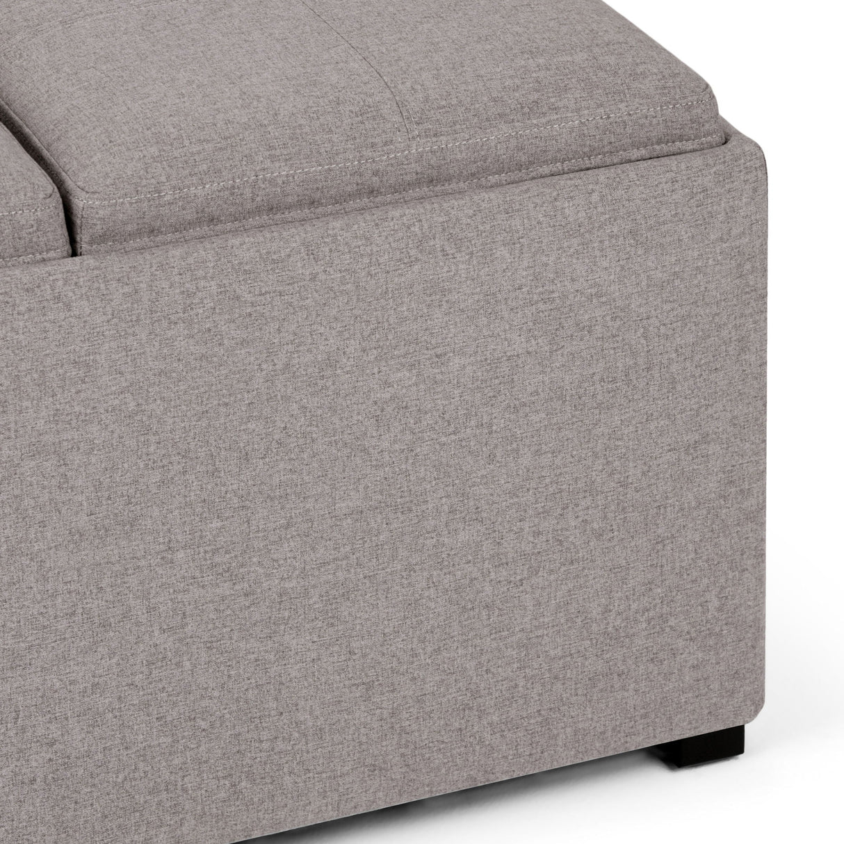 Avalon - Square Coffee Table, Storage Ottoman by Couch.com