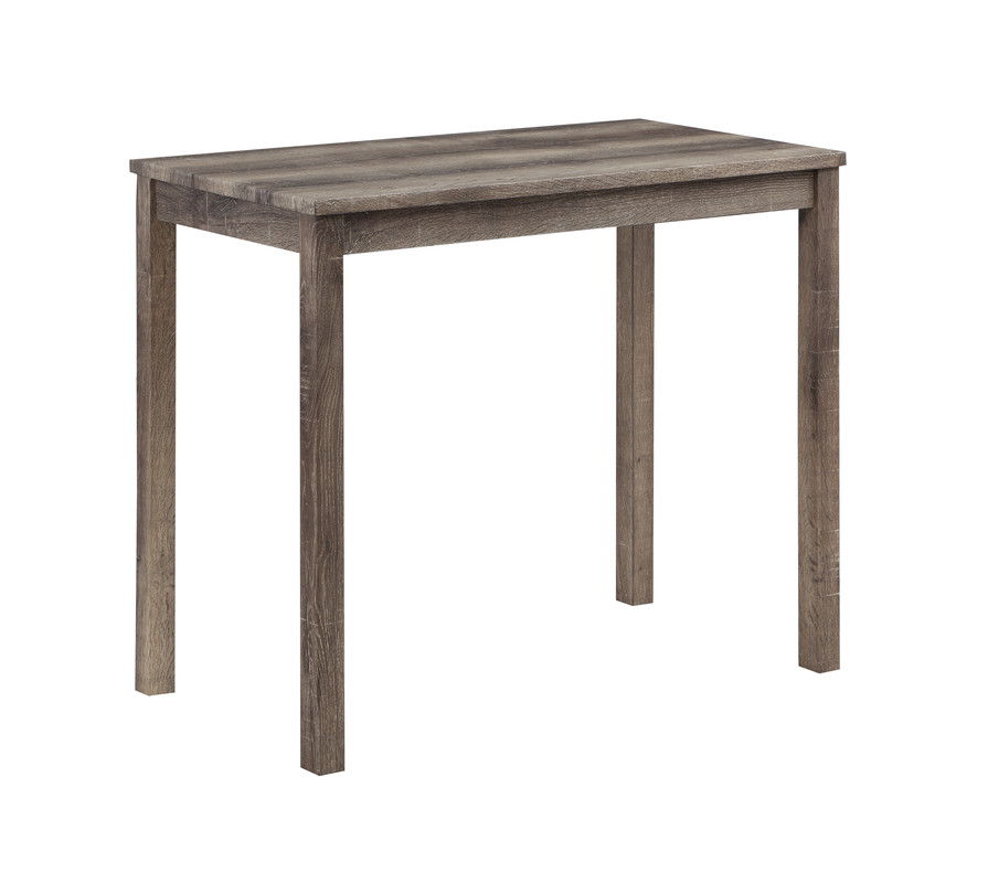 Lux - 3 Piece Counter Height Pub Table With Tufted Linen Stools (Set of 3) by Couch.com