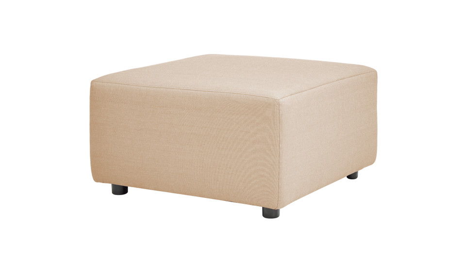 Cleo - Modular Upholstered Patio Ottoman Axroma Olefin by Couch.com