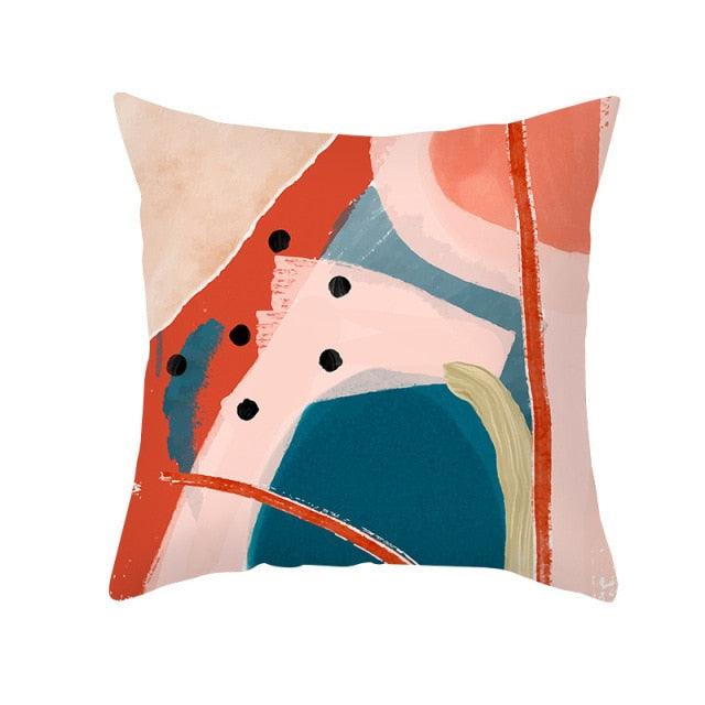 Abstract Line Drawing Cushion Case Modern Abstract Painting Pillow Case Beautiful Art Cushion Covers Art Sofa Pillows Case Livingroom Decorative Pillow 45x45CM