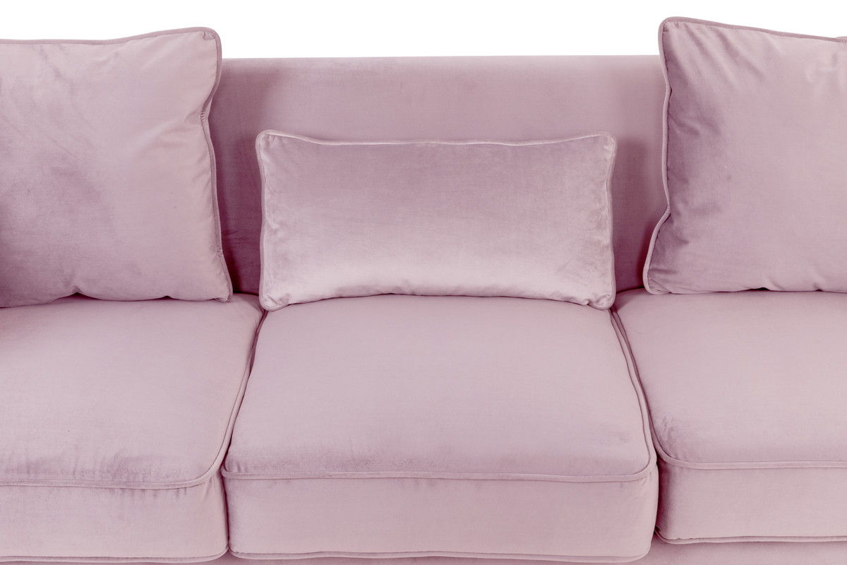 Bayberry - Velvet Sofa With 3 Pillows by Couch.com