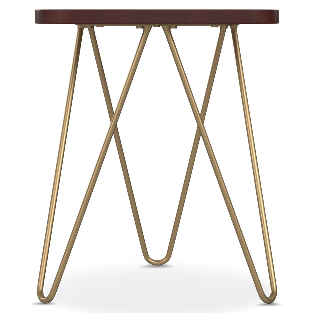 Patrice - Handcrafted Metal And Wood Accent Table by Couch.com