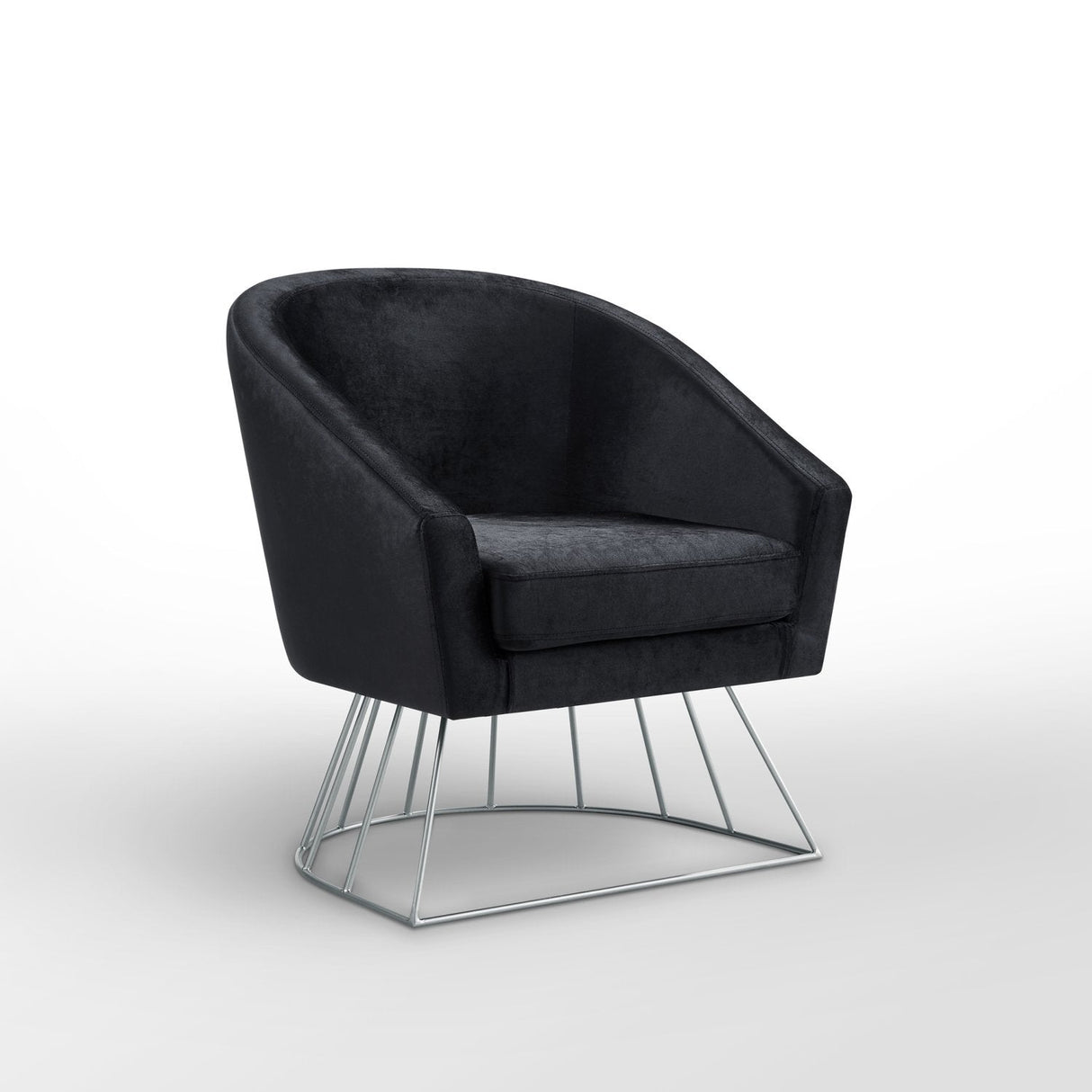 Adalene Velvet Accent Chair