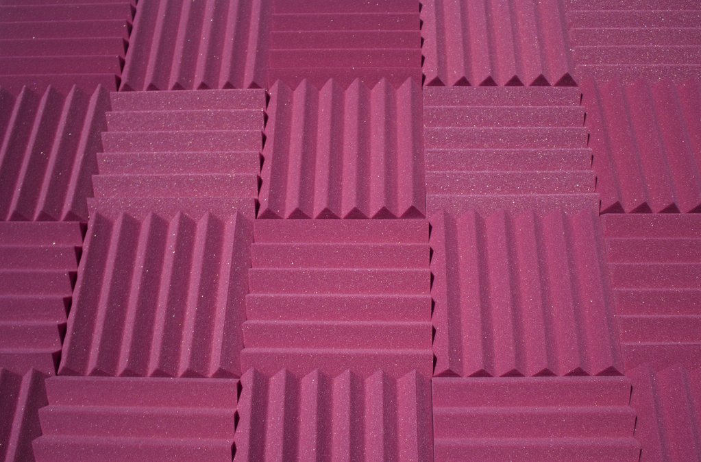 Easy Mount Acoustic Foam Kit - 12x12x2" Acoustic Foam Panels With Adhesive - Wedge Style - 4 Pack