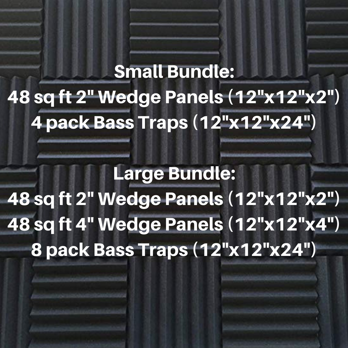 Recording Studio Acoustic Treatment Bundles