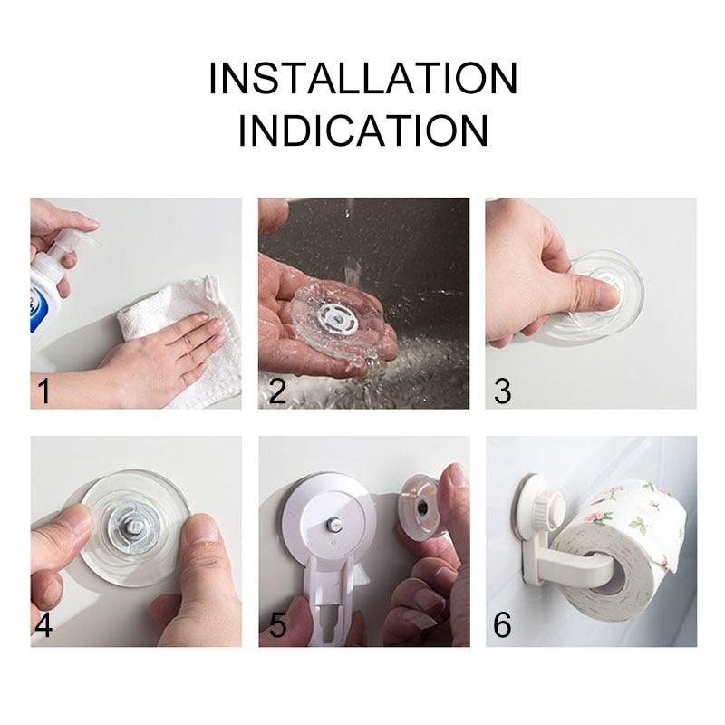 Acrylic Toilet Paper Holder Tissue Rack Wall Mounted Bathroom Kitchen Roll Holder Paper Tissue Rack Hook Modern Black Hanger Toilet Tissue Roll Holders Dispenser And Hangers Wall Mounted For Bathroom Kitchen