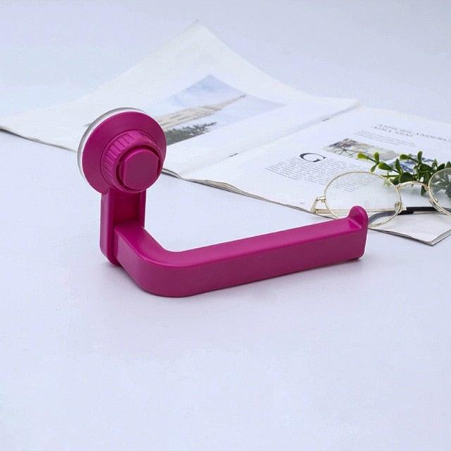 Acrylic Toilet Paper Holder Tissue Rack Wall Mounted Bathroom Kitchen Roll Holder Paper Tissue Rack Hook Modern Black Hanger Toilet Tissue Roll Holders Dispenser And Hangers Wall Mounted For Bathroom Kitchen