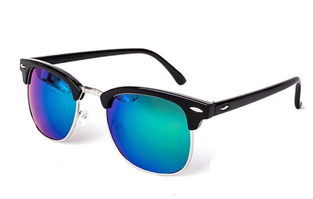 Luxury Popular Famous Retro Semi-Rimless Brand Designer Sunglasses For Women and Men Polarized Classic Oculos De Sol Gafas Retro EyeglassesWith UV400 Sunglasses