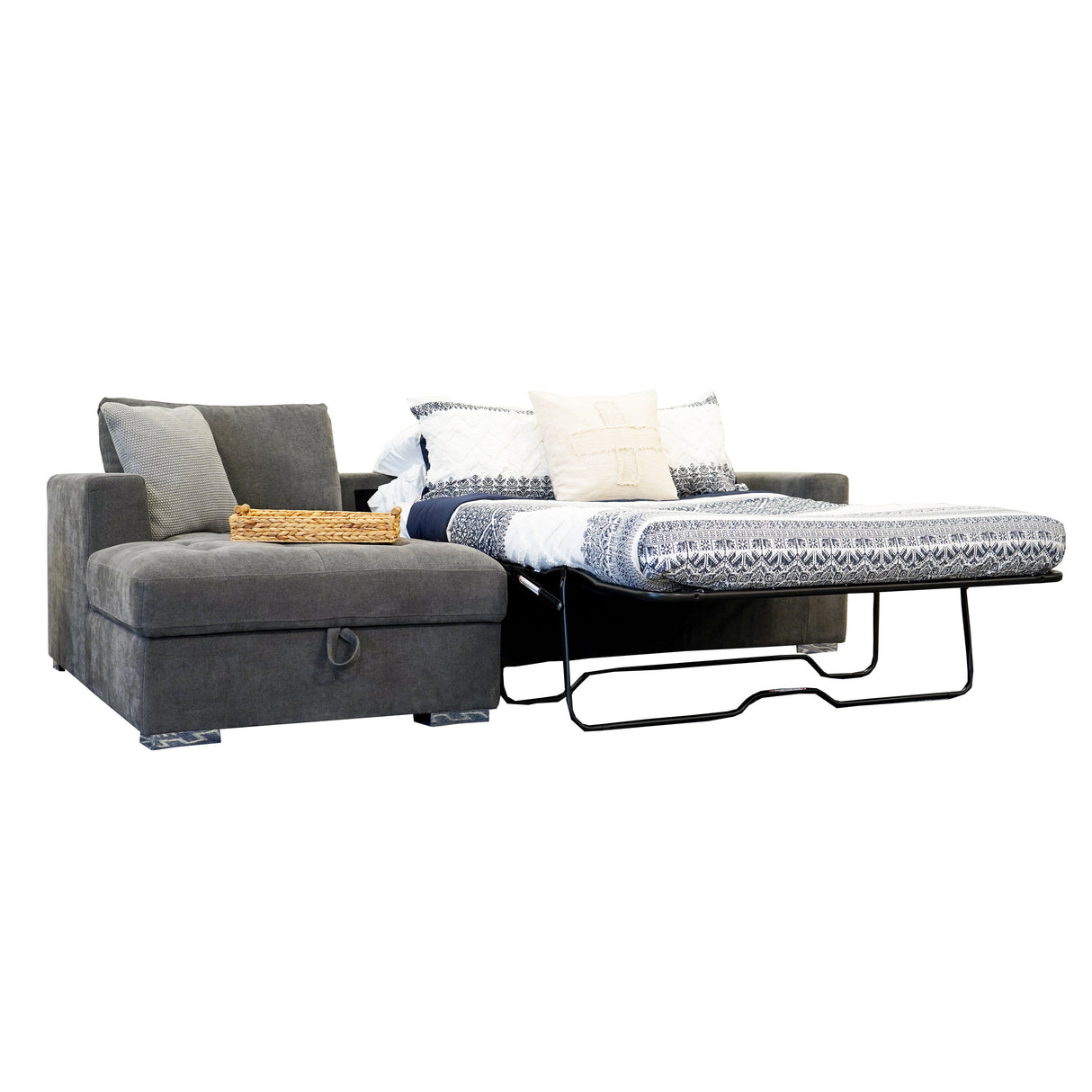 Tacoma - Sectional With Storage And Pullout Bed by Couch.com