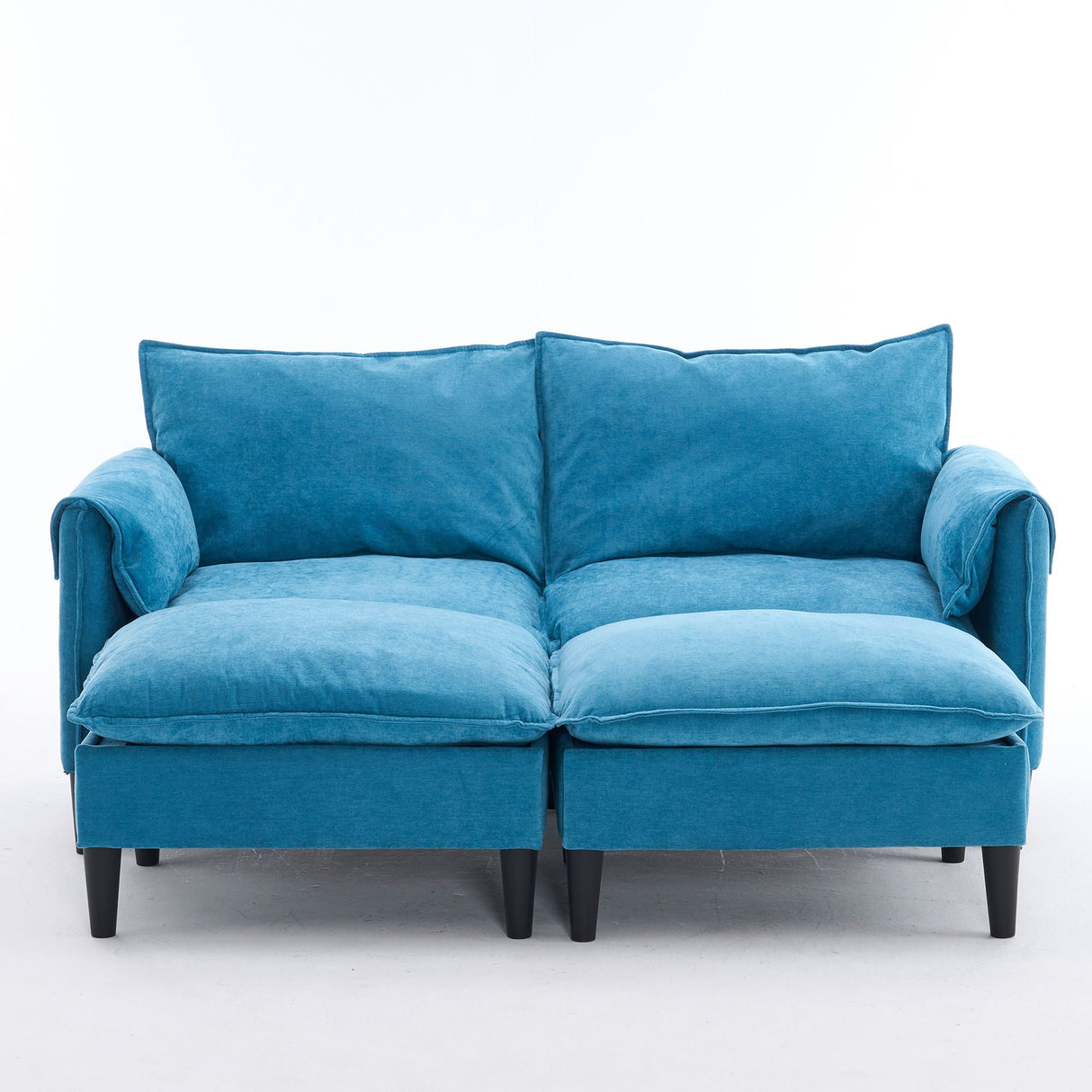 Convertible Combination Sofa With Footstools With Storage by Couch.com