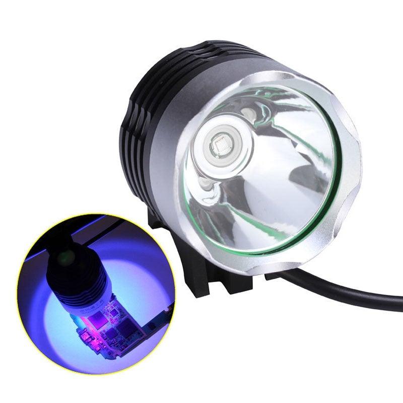 Adjustable Rechargeable UV Flashlight Portable Torch Ultra Violet LED Handheld For UV Glue Curing For Cellphone Repair Tool Curing Lamp Dryer For Urine Stain Detector Sterilization Phone Circuit Board