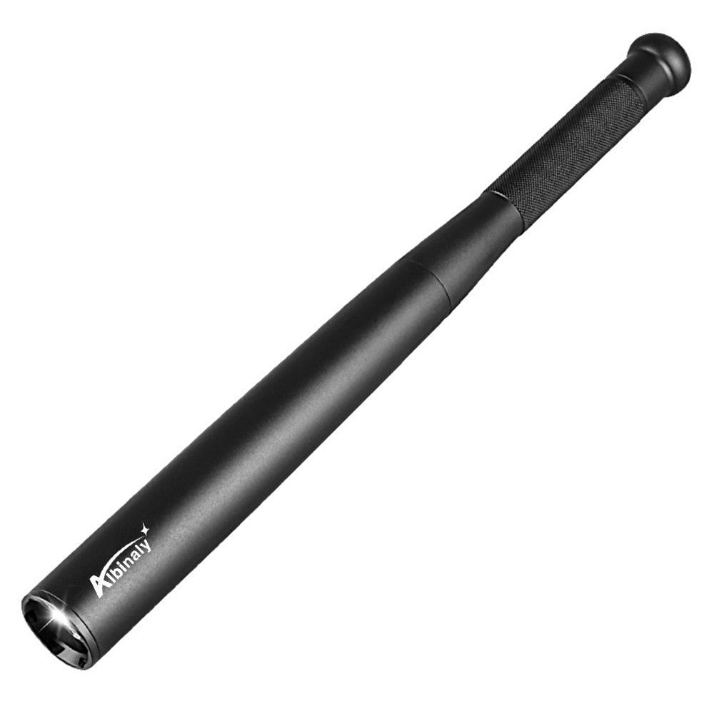 Adjustable Waterproof Super Bright Tactical Flashlights Handheld High Lumen Portable Torchlight Baton Baseball Bat LED Flashlight Aluminium Alloy Torch For Emergency And Self Defense