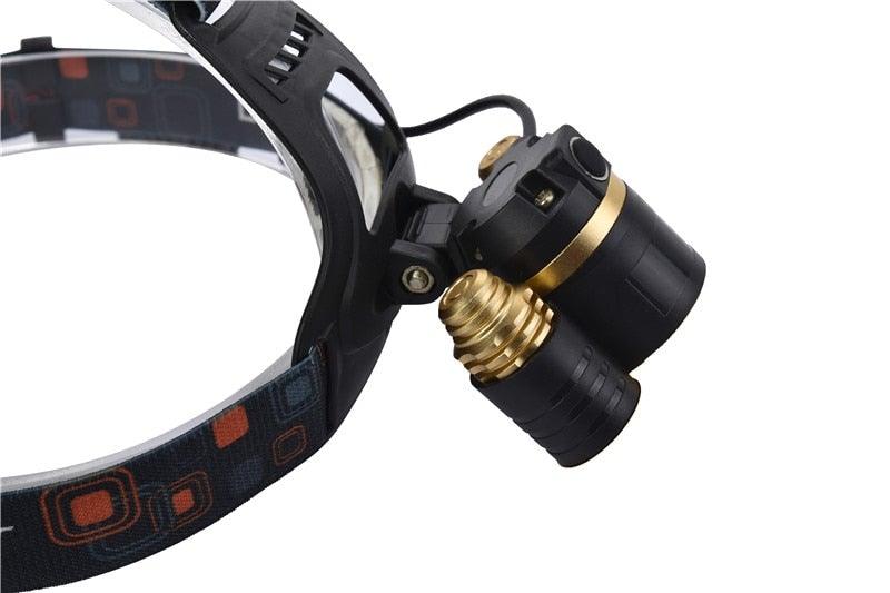Adjustable Zoomable Headlamp Ultra Bright Rechargeable LED Bright High Lumen Head Lights Head Lamp Waterproof Flashlight For Outdoor Cmaping Fishing Hiking Biking Fishing Headlamp Running Headlamp