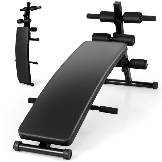 Adjustable Decline Sit Up Bench for Exercise for Home Gym