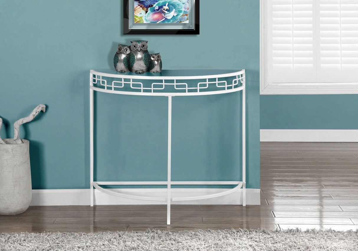 Accent Console Table For Entryway, Contemporary And Modern - White by Couch.com