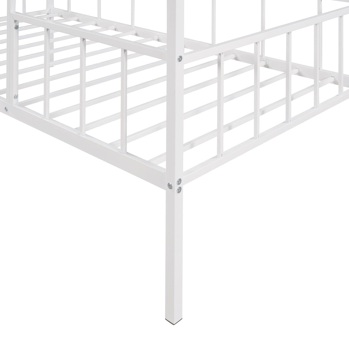 House Bed Frame With Slatted Support, No Box Spring Needed by Couch.com