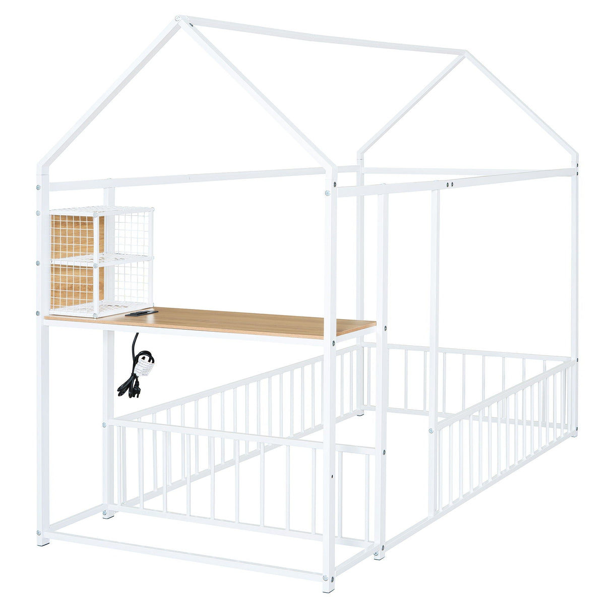 House Frame With Desk, Shelves, Power Outlets And USB Ports by Couch.com