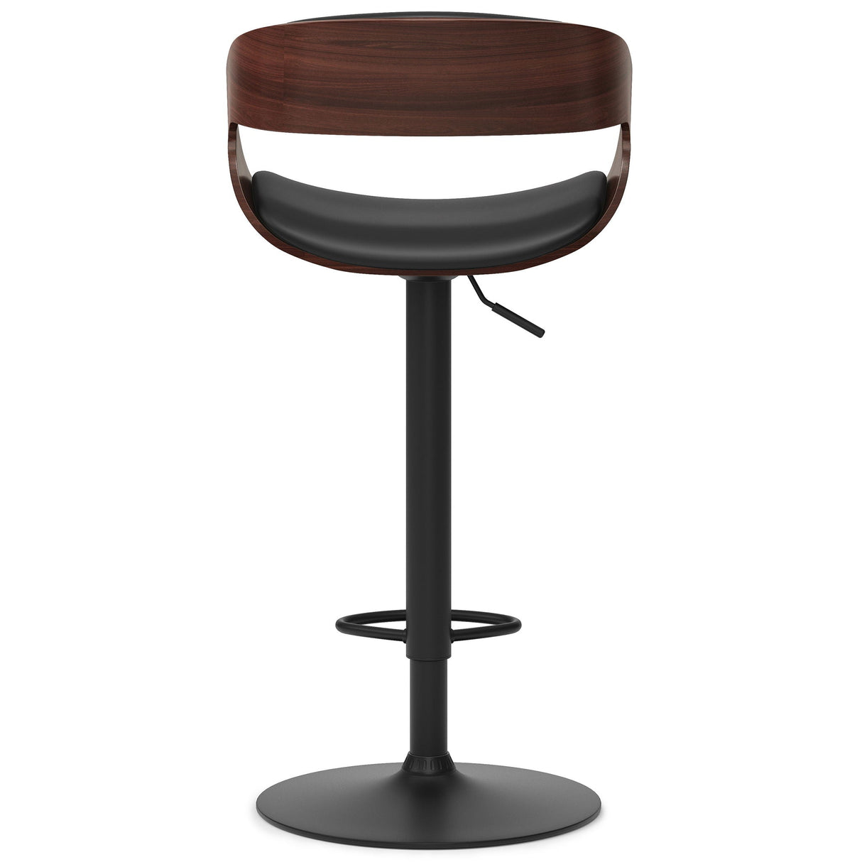 Archer - Bentwood Adjustable Swivel Bar Stool - Black by Couch.com