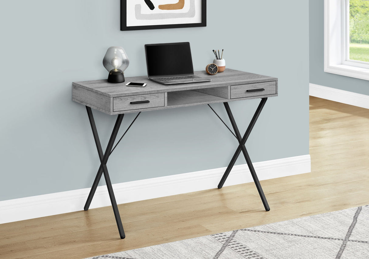 Computer Desk, Home Office, Laptop, Left / Right Set-Up, Storage Drawers, Work, Contemporary, Modern by Couch.com