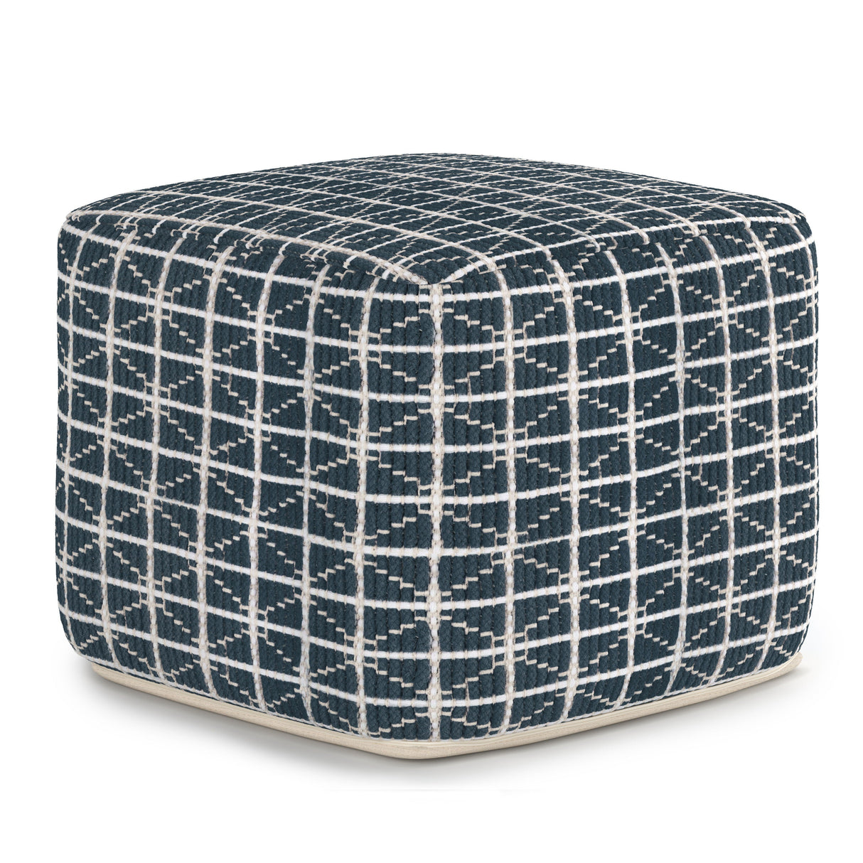 Noreen - Upholstered Square Pouf by Couch.com