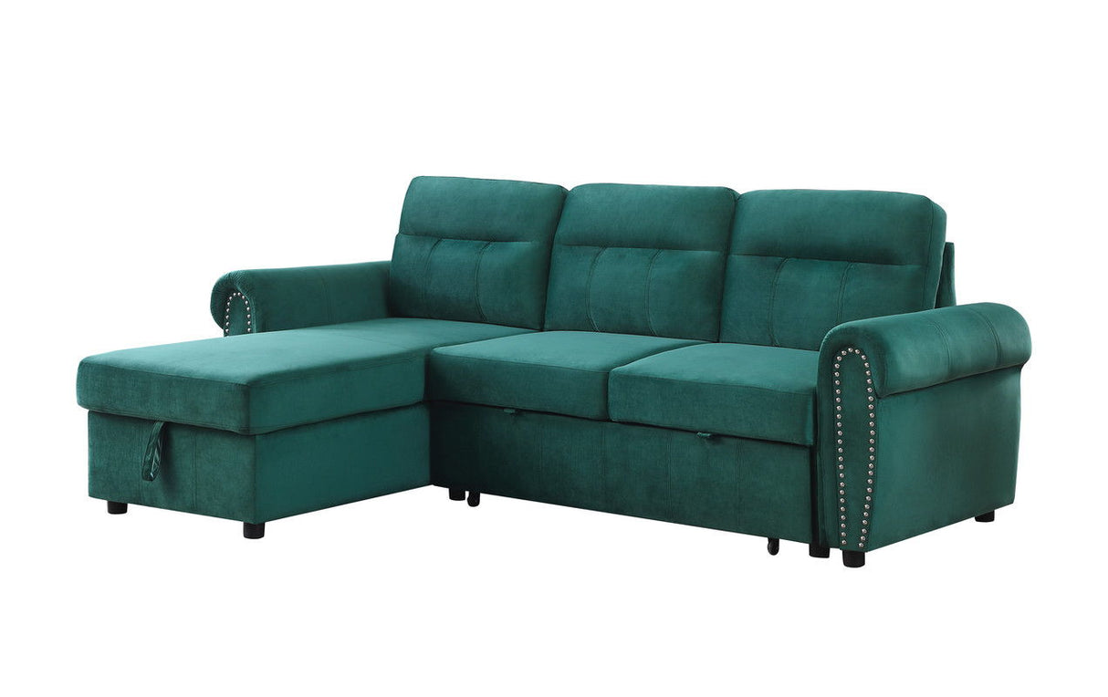 Ashton - Reversible Sleeper Sectional Sofa Chaise by Couch.com