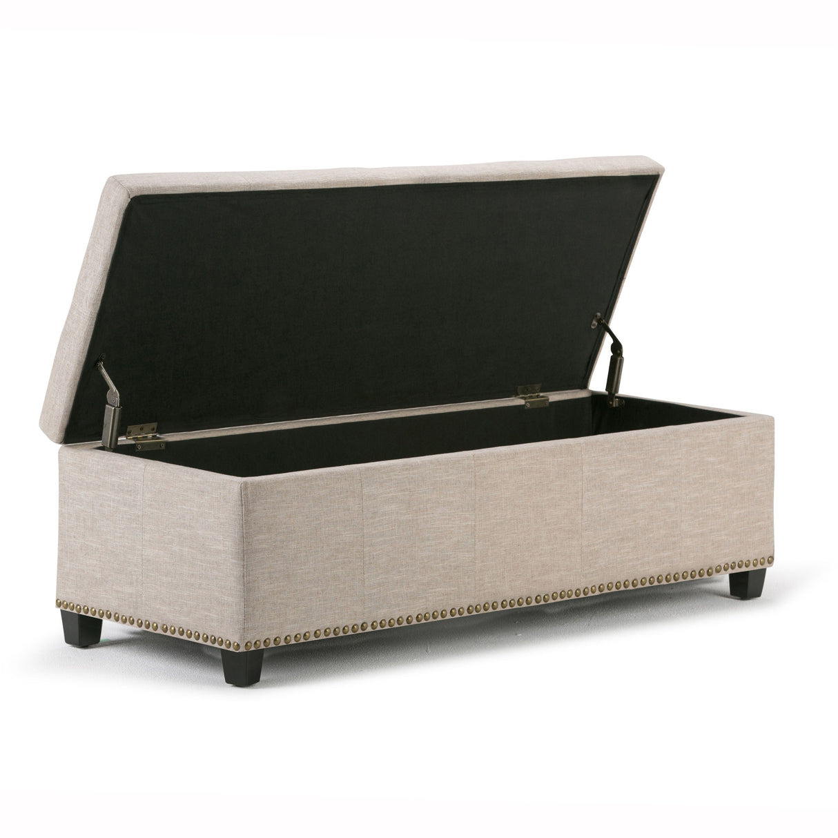 Kingsley - Upholstered Large Storage Ottoman by Couch.com