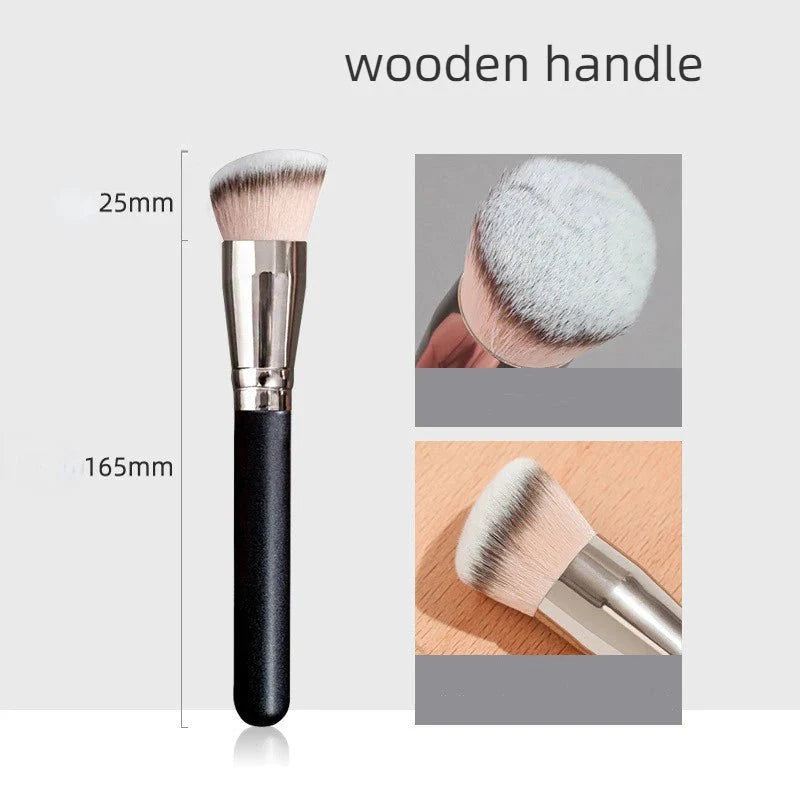 Angled Seamless Makeup Brushes