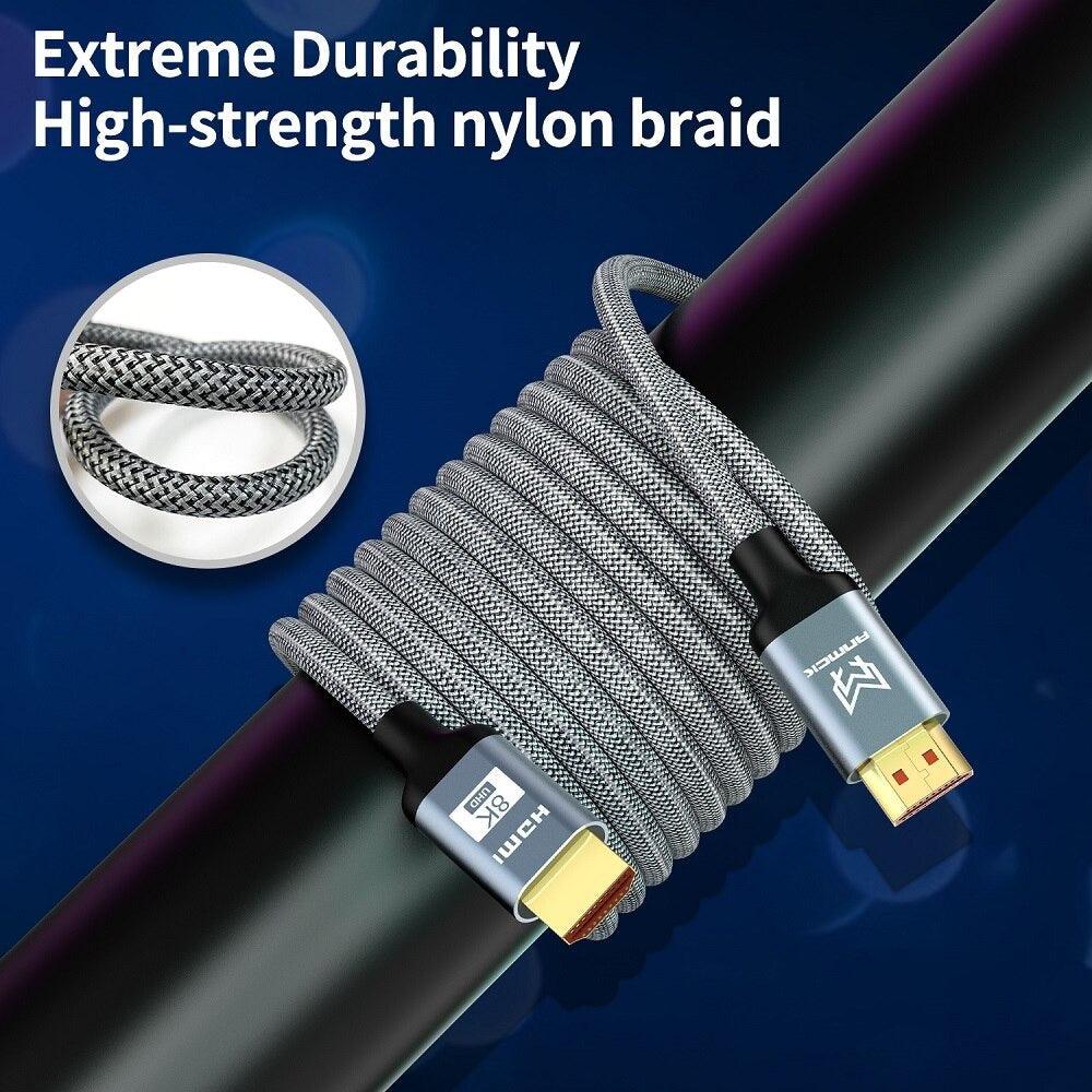 4K HDMI Cable HDMI 2.0 Ultra HD Audio Wire HDMI Splitter Digital Cord High Speed 18Gbps HDMI 2.0 Cable 4K HDR 2160P For TV Projector Laptops Gaming
